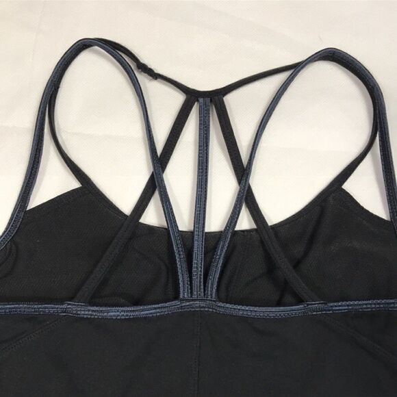 Athleta Jacquard Empowerment Tank Black Blue XXS - Picture 7 of 9